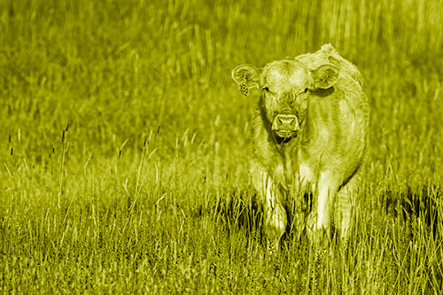 Grass Chewing Cow Spots Intruder (Yellow Shade)